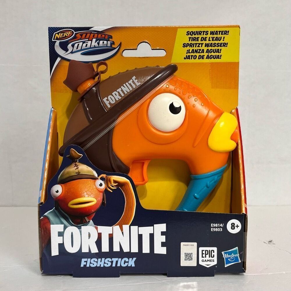 Nerf Super Soaker Fortnite Fishstick Water Blaster  New In Box
